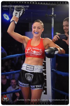 Stacey McCain Main Event Muay Thai Geelong