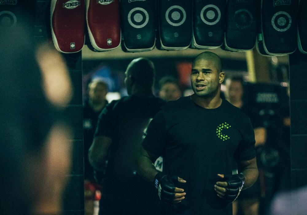 Alistair Overeem during world champion training Geelong session at Carbon Gym