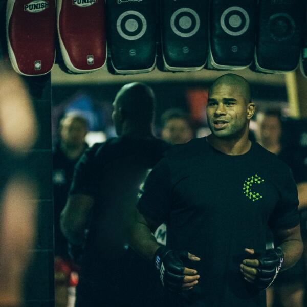 Alistair Overeem during world champion training Geelong session at Carbon Gym