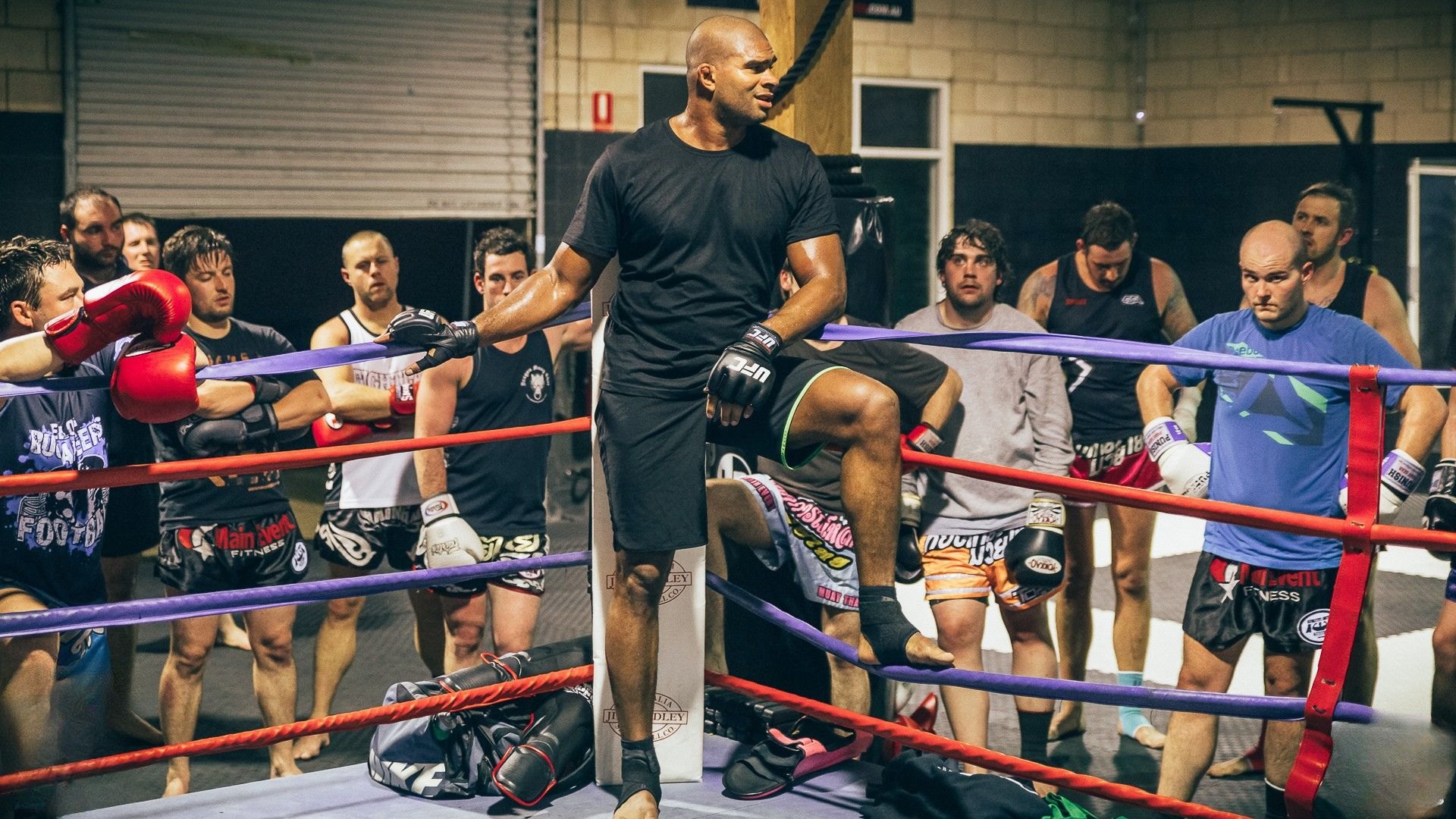 Talking through combinations in the ring