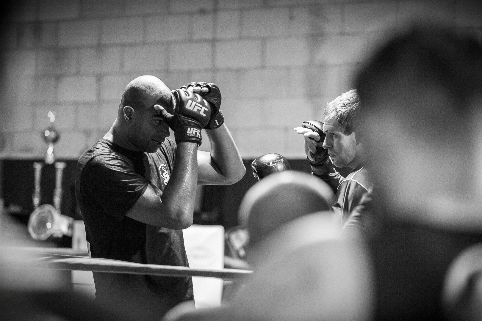 Sparring during the seminar