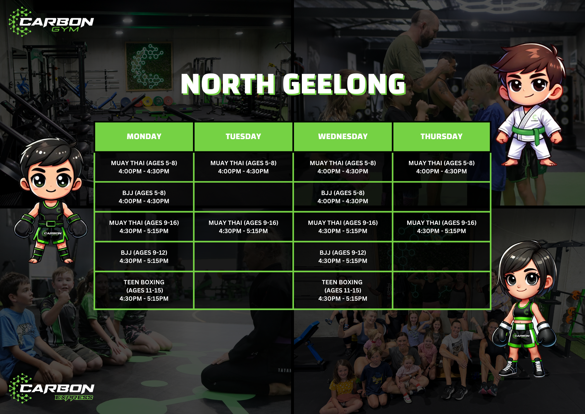 Kids Classes Carbon Gym