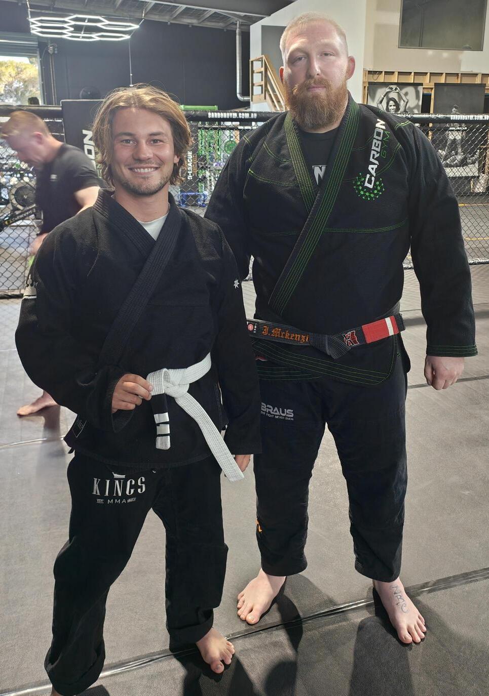 River gets his second stripe at Carbon Gym