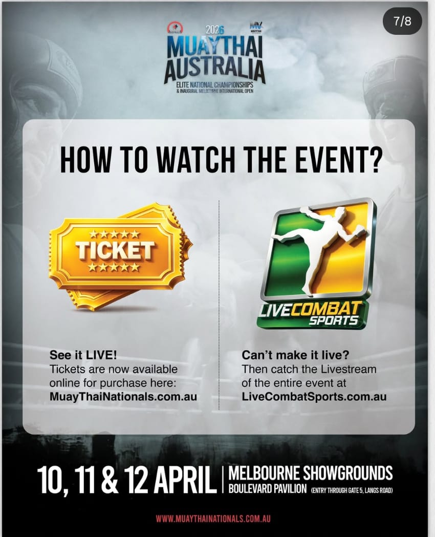 How to watch the 2026 Muay Thai Australia Elite National Championships - tickets or livestream