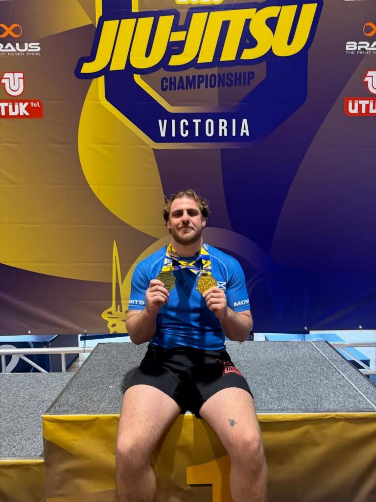 Nick Kemp, Bjj Champion - Double Gold At The Victorian Jiu-jitsu Championship